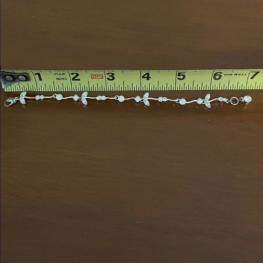 Necklace and Bracelet Set - crystal delicate and feminine - Picture 6 of 7